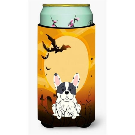 

Halloween French Bulldog Piebald Tall Boy Beverage Insulator Hugger