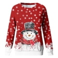 thumbnail image 3 of Christmas Sweatshirt Kids,Snowman Print Pullover Long Sleeve Pullover Tops Crew Neck Sweatshirt Xmas Christmas Sweatshirt Xmas Fashion Piece 9-10 Years, 3 of 3