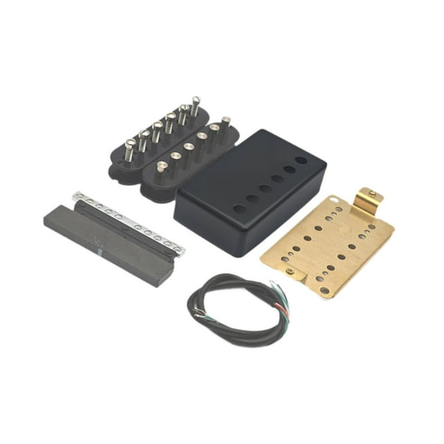 HILABEE Kits de Ramassage de Guitare DIY Installation Facile Pièces de Collier de Ramassage Pont Noir