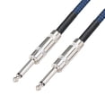 thumbnail image 4 of Cable de instrumento de audio profesional Cable de instrumento de bajo de guitarra Jack macho de 6,35 mm para órgano electrónico de guitarra eléctrica 10 metros shamjiam Cable de bajo recto, 4 of 8