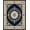 Navy, Pattern 2, variant on ODIKA 4'x6' Machine Washable Non-Slip Area Rug, Ornamental Scroll Featuring Distressed Fleur Motifs High Traffic Rug, Beige, 663967