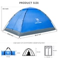 thumbnail image 2 of Carpa de Campaña Tipo Cúpula CAMEL CROWN impermeable para 2/3/4/5 personas, 2 of 7