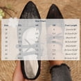 thumbnail image 3 of Women's Floral Embroidered Mesh Flats Pointed-toe Strap Breathable Ballet Shoes for Dressy Trendy Work Office Wedding Daily Ballerina Black 7, 3 of 9