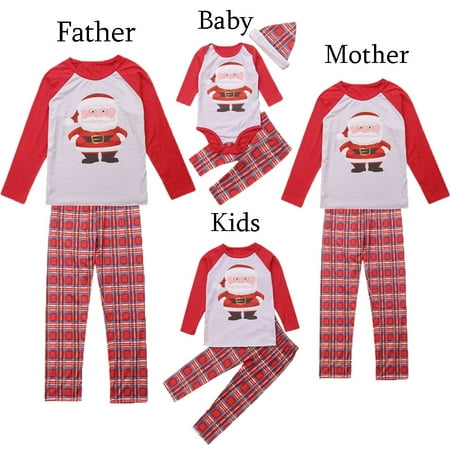 

Christmas Family Matching Pyjamas Pajamas Set Xmas Santa Sleepwear Nightwear