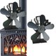 thumbnail image 5 of Mejora de 5 alimentada con calor nuevo ventilador ecológico para chimenea quemador de troncos de (65 ℃- ℃) - Gris perfecl Ventilador de estufa alimentado por calor, 5 of 8