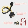 thumbnail image 4 of Guardoinrt Ordinateur Mineur PCI-E Adaptateur 1X vers 16X PCI - Convertisseur Rallonge Rouge 1 Ensemble, 4 of 6