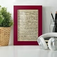 thumbnail image 6 of Vellum Songbook III -Framed Print w/glass-Cherry Red, 6 of 8