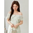 thumbnail image 2 of Doll neck shows thin floral dress, 2 of 5