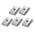 thumbnail image 1 of 5Pcs M6/M8 T-Track Slider Aluminum Alloy T Slot Nut For Woodworking Tool Silver, 1 of 6