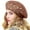 Khaki, variant on Baseball Hat for Women Casual Caroset Pearl Beret New Artist Hat Pumpkin Hat Warm Winter