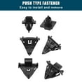 thumbnail image 5 of Unique Bargains Fender Liner Clips Replacement Fit for Toyota FJ No.61118-35010 Black 8Pcs, 5 of 6