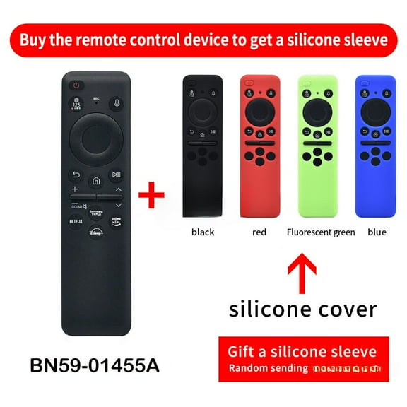 New BN59-01455A For Sam sung Rechargeable Solar Cell Voice TV Remote With Case