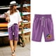 thumbnail image 2 of Pantalones Cortos Casuales para Mujer Día de la Independencia Impreso Elástico de la Cintura, Pantalones Cortos de Verano para Mujeres, 2 of 4