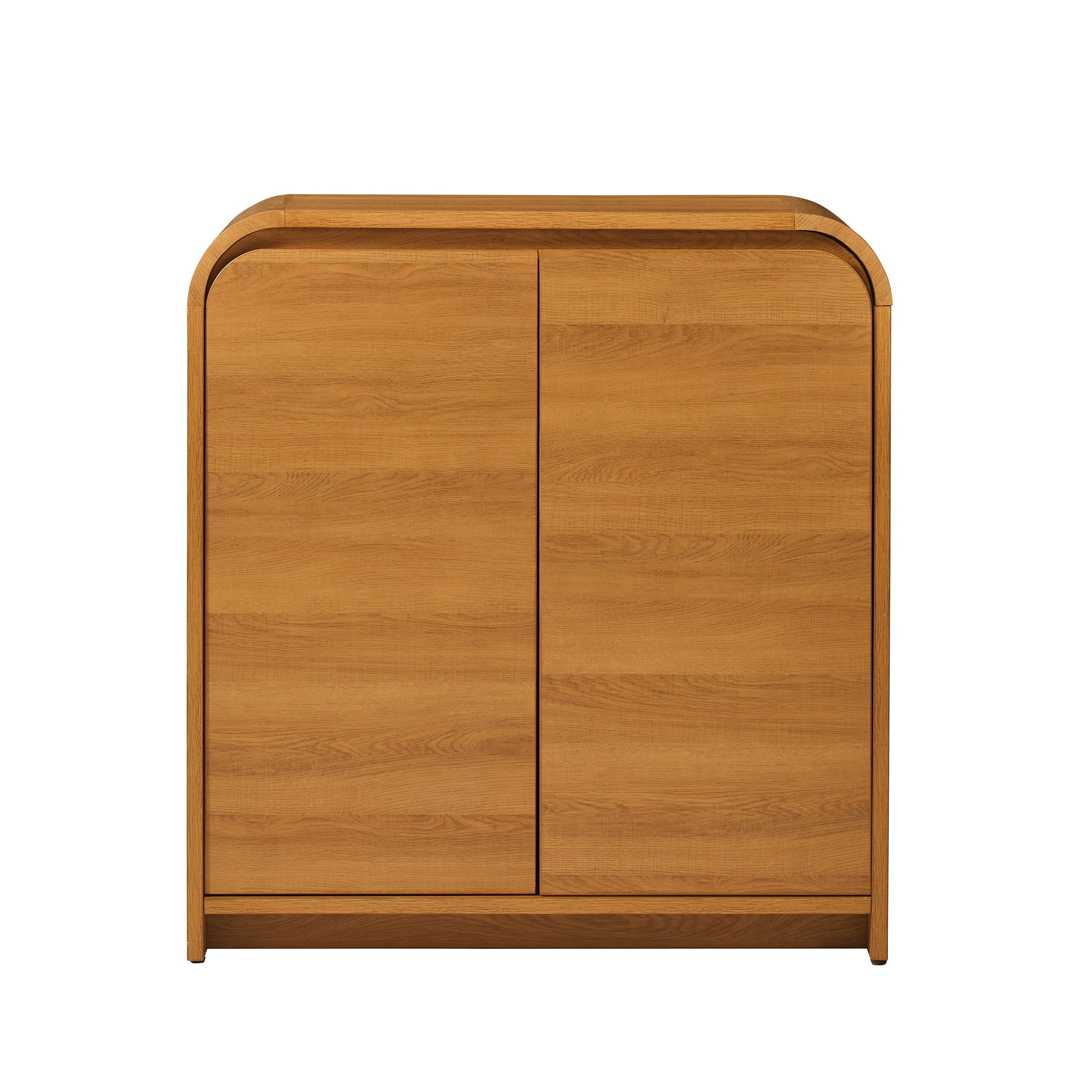Better Homes & Gardens Juliet Curved Accent Cabinet, Warm Honey