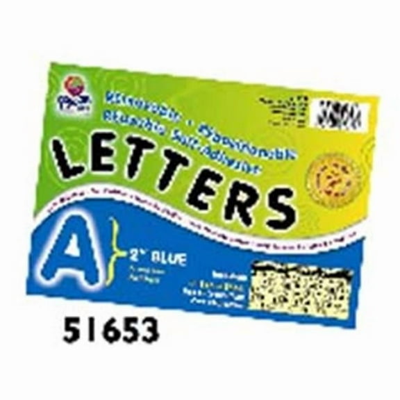 2 Self-Adhesive Letters Blue
