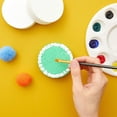 thumbnail image 2 of 24 Pack Foam Circles for Crafts - 3 Inch Round Polystyrene Discs Foam for Crafts and DIY Projects (1 Inch Thick, White), 2 of 8