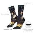 thumbnail image 4 of Logiee Sleeping Dragon In Forest Print Adult Socks for Men & Women,Calf Socks, Ankle Socks,Boots Socks,Breathable Casual Sock,Unisex Crew Socks, 4 of 6