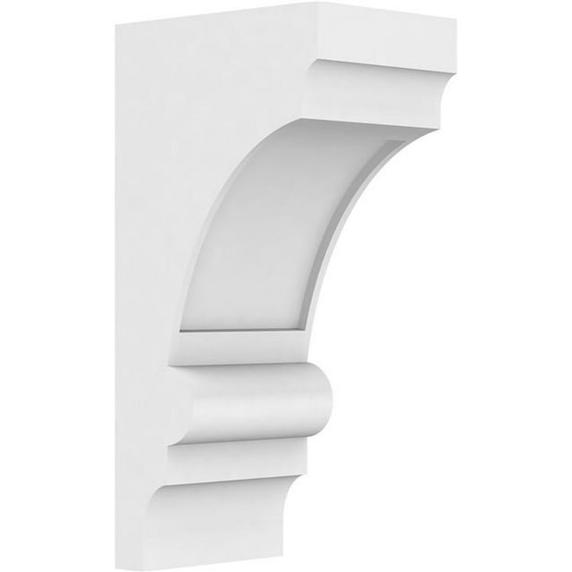 Ekena Millwork CORP07X10X20DIA Standard Diane Architectural Grade PVC Corbel - 20 x 7 x 10 Po.