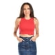 thumbnail image 1 of Crop top de canalé /Juvenil, 0141 (Rojo) rojo G, 1 of 5