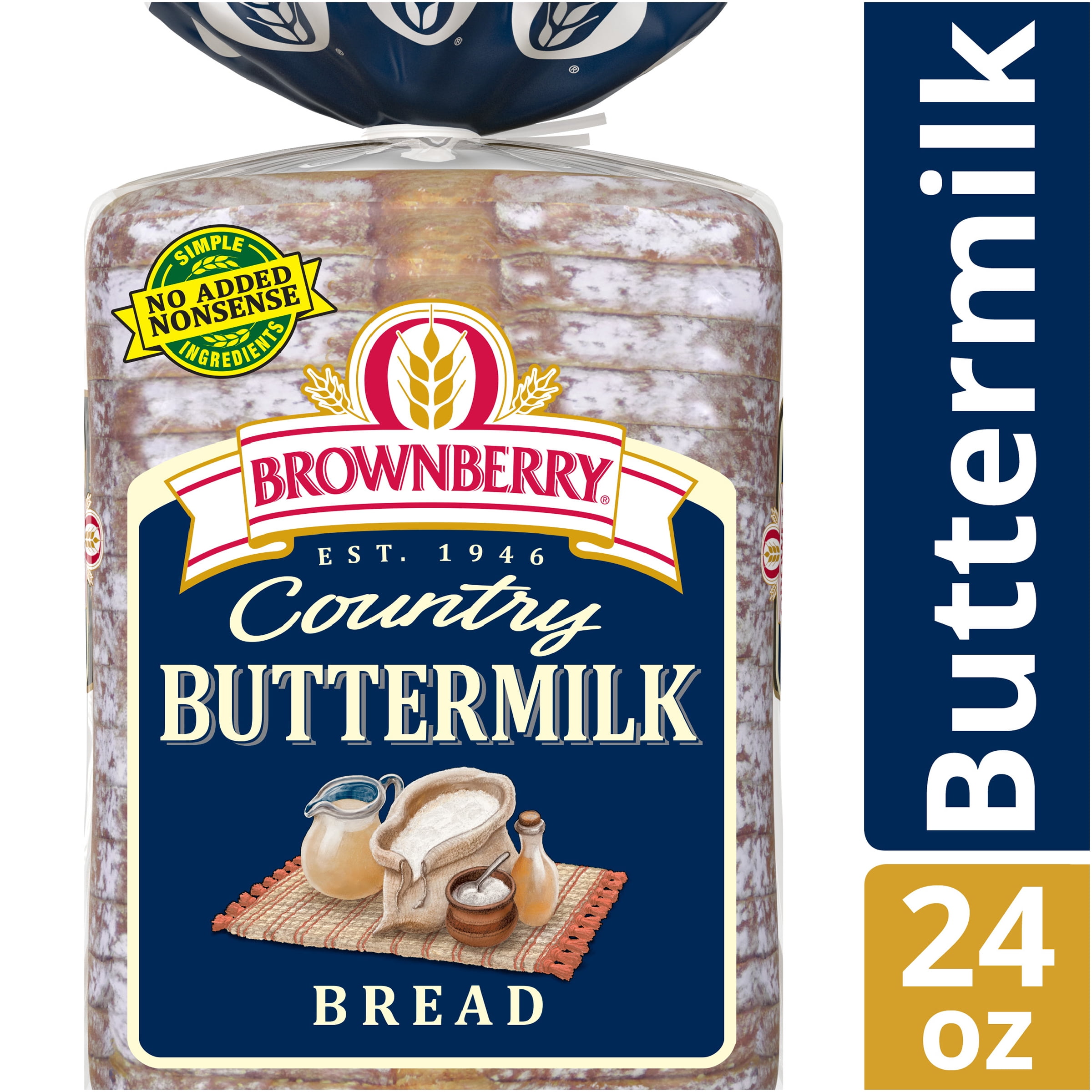 Brownberry Country Buttermilk Bread Made With Real Buttermilk 24 Oz Walmart Com Walmart Com Brownberry Country Buttermilk Bread Made With Real Buttermilk 24 Oz Walmart Com Walmart Com