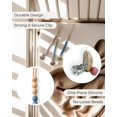 thumbnail image 4 of Juego de clips para chupetes Hippypotamus, todos de silicona, 4 colores, 4 of 7