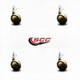 thumbnail image 2 of 2 Inch Windsor Antique Ball Caster – 3/8 Inch Threaded Stem – Set of 4 – SCC, 2 of 2