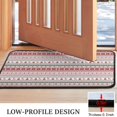 thumbnail image 3 of Red and White Christmas Striped Pattern Door Rugs,Washable Non Slip Door Mats Indoor,Decorative Door Mats,Entry Mat Indoor for Entrance,Bedroom,Kitchen,Bathroom,30"x17", 3 of 6