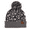 Gray, variant on CC Woman's Pom-Pom Beanie Black White Animal Print Winter Hat One Size
