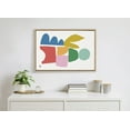 thumbnail image 6 of Kate and Laurel Sylvie Warm Winter Framed Canvas Wall Art by Kelly Knaga, 23x33 Natural, Chic Abstract Art for Wall, 6 of 8