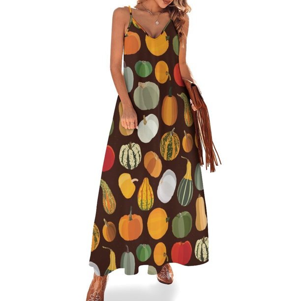Vestido sin mangas de calabazas vestidos de verano para mujer 2024 vestidos de playa Ropa de mujer vestido de cumpleaños para mujer lujo 2024