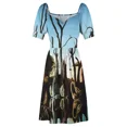 thumbnail image 5 of Salvador Dali | Swans Reflecting Elephants Sleeveless Dress Women's clothing clothes women's luxury party dress Women's dress, 5 of 7