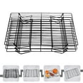 thumbnail image 3 of WHAMVOX Portable Folding Barbecue Grill Made of Durable Carbon Steel for Outdoor Camping and Home Use Black, 3 of 8
