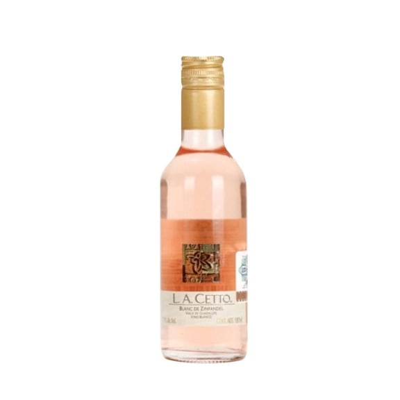 Caja De 24 Vino Rosado L.A. Cetto Blanc De Zinfandel 187 ml