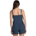 thumbnail image 3 of Just Love Womens Solid Poly Spandex Pajama Short Sets (Navy, Large), 3 of 4
