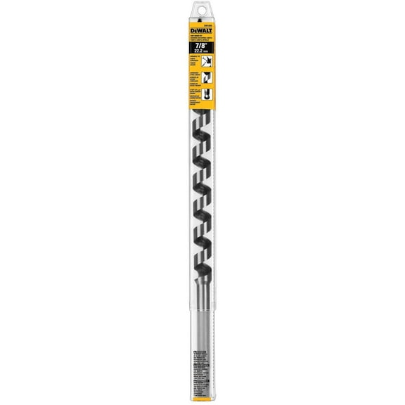 DeWalt Power Ship Auger Drill Bit DW1685 - 7/8 In. 7/8 Auger Bit - 1 Piece