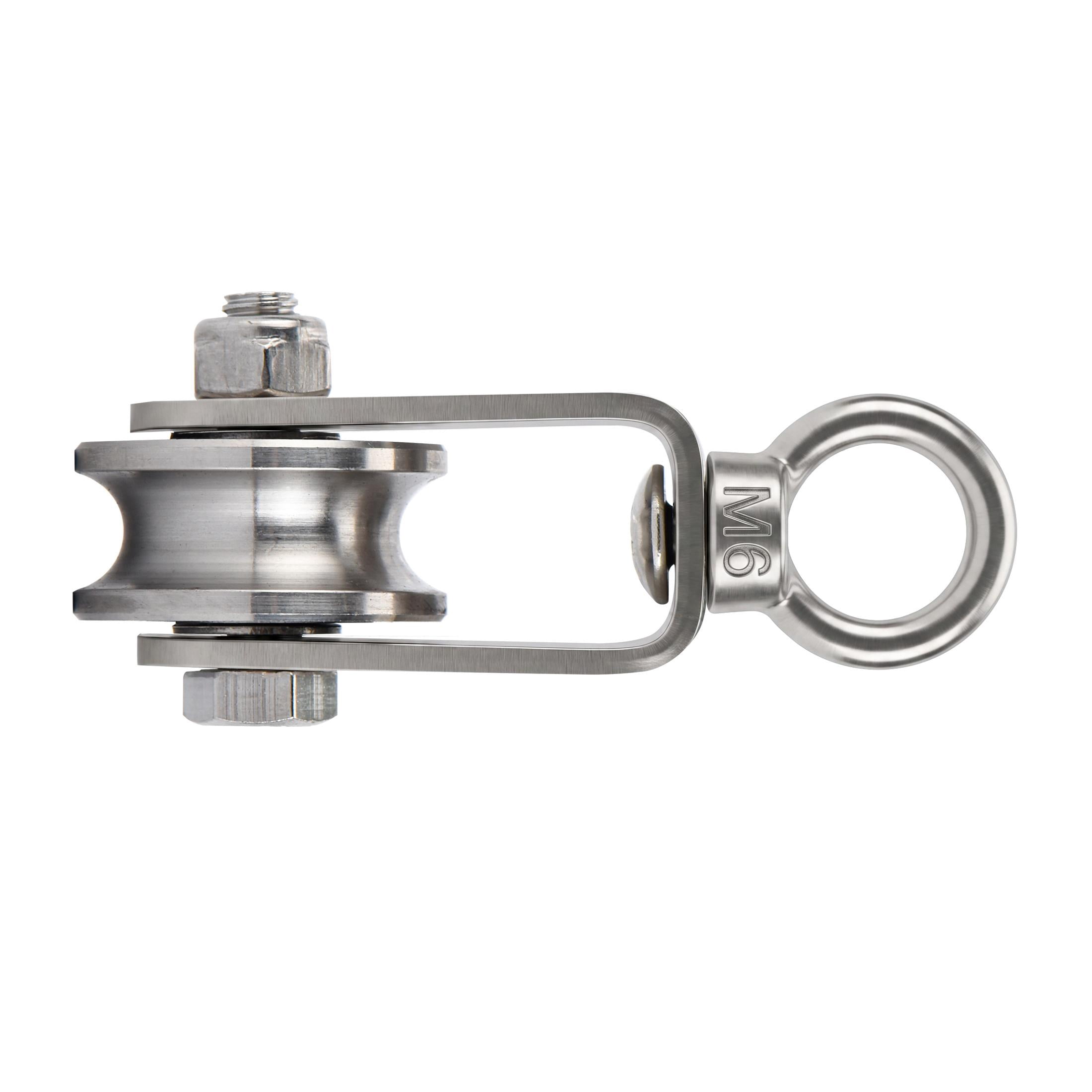 Hyper Tough Cable Pulley Wheel, Stainless Steel, 2 Pack