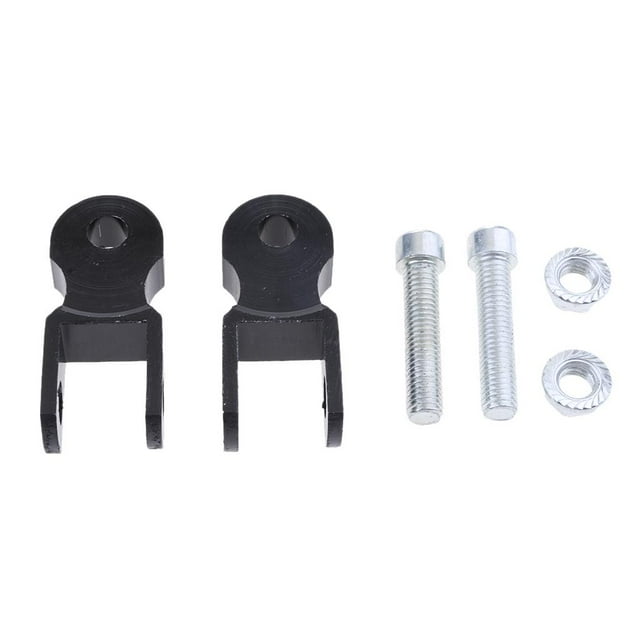 Almencla 1 Pair 77mm Height Extender Shock Absorber Motorcycle Riser New Black