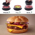 thumbnail image 3 of HAHDAXIA 3 in 1 Burger Press, Hamburger Press Patty Maker, 3 in 1 Stuffed Burger Press Patty Maker Rings Molds Kit, 3 in 1 Non-Stick Hamburger Press Patty Maker, with 100p Burger Paper, Diffe, 3 of 7