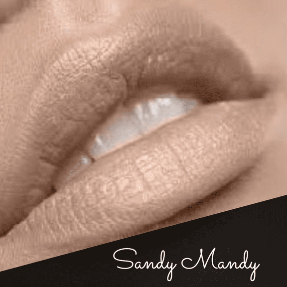 By The Clique Premium Long Lasting Matte Liquid Lipstick | Beige Nude | Sandy Mandy