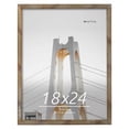 thumbnail image 2 of Young Poong 18 x 24 Solid Wood Picture Frame, Gallery Wall Poster Frames, Brown, 2 of 12