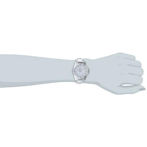 Bulova Womens Diamond Accented Stainless Steel Watch 96P144 Walmart