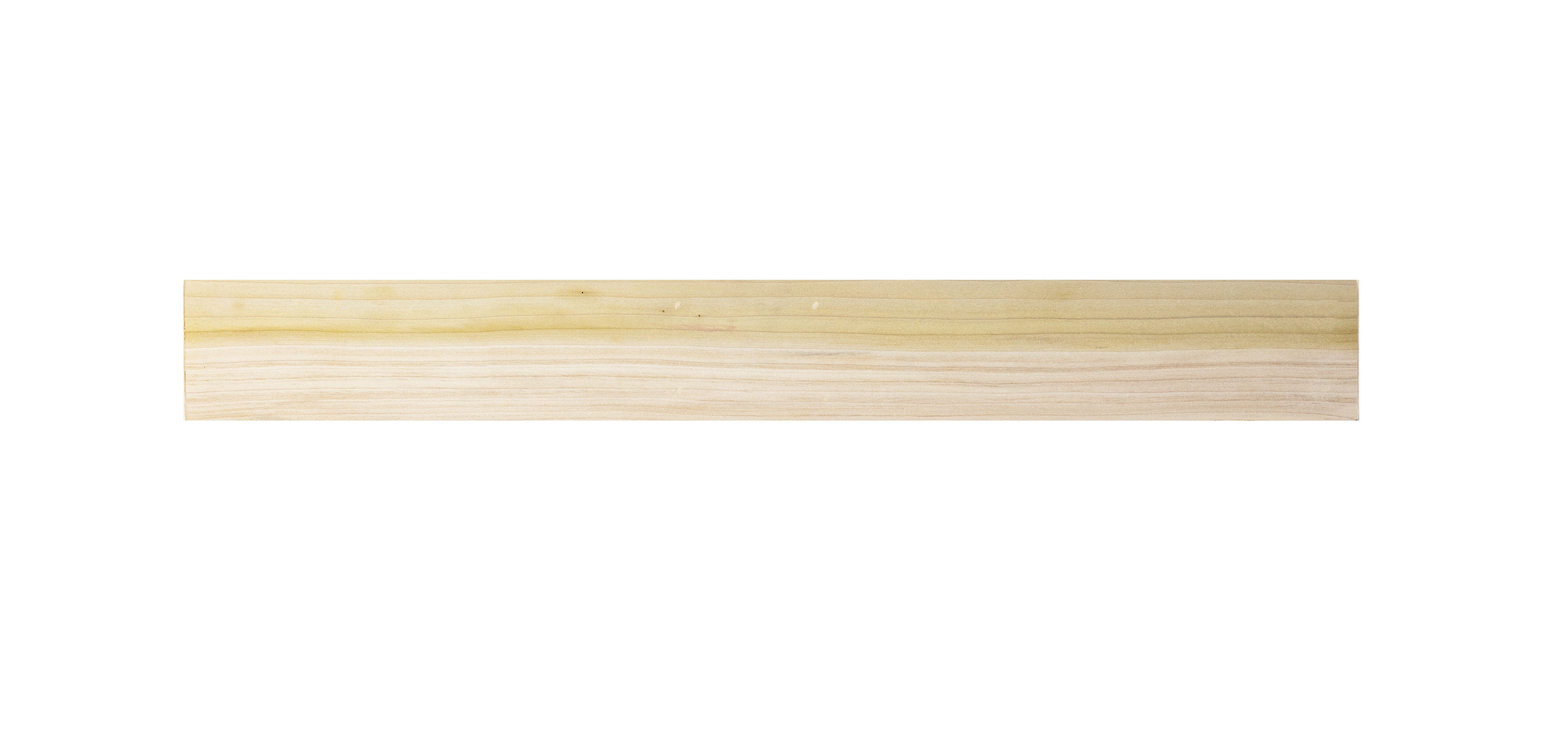 Rayne Poplar Floating Shelf 67x4x4in Raw
