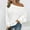 White, variant on Womens Fall Sweaters Off The Shoulder Batwing Sleeve Textured Knit Tops Oversized One Shoulder Sweater Quarter Zip Pullover Men Quarter Zip up Sweatshirt Casual Sweaters for Men Large Sweat