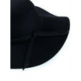 thumbnail image 6 of Dewadbow Women Ladies Floppy Wide Brim Wool Felt Bowler Beach Hat Sun Cap, 6 of 6