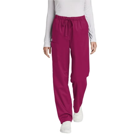 

WonderWink Women s Tall WorkFlex Cargo Pant WW4550T In Wine