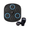 thumbnail image 4 of Máquina de boxeo electrónica, luces RGB, entrenador de boxeo ajustable de velocidad para artes marciales Fibra de carbono negro, 4 of 8