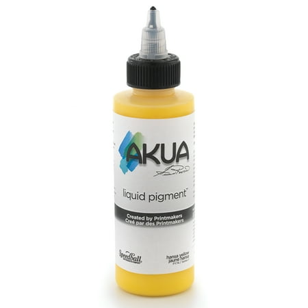UPC: 0893419000019 | Speedball Akua Liquid Pigment Hansa Yellow 4 oz..