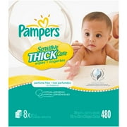 Pampers Sensitive Thick Wipes 8x