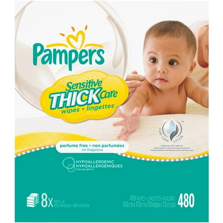 Pampers Sensitive Thick Wipes 8x