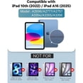 thumbnail image 2 of Detachable Backlit Keyboard Case for iPad 10th/11th Gen A16, Trackpad & Pencil Holder,Steel Blue, 2 of 6